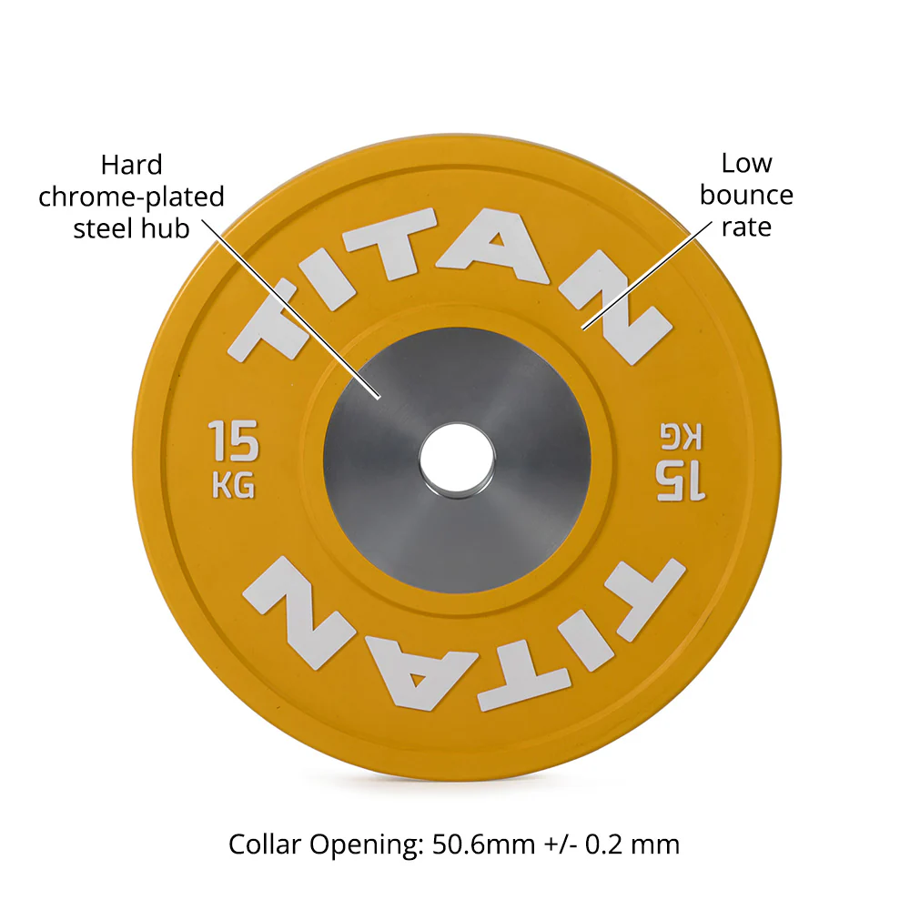 Scratch and Dent, 15 KG Single Elite Color Bumper Plate - Image 3