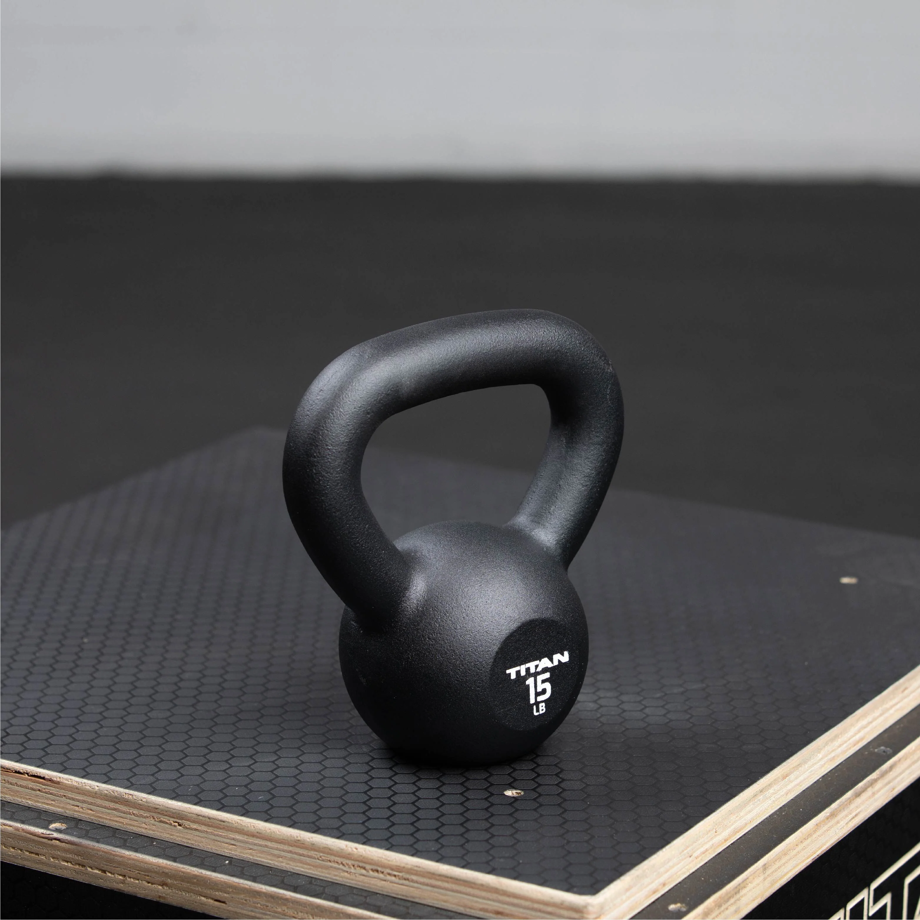 Scratch and Dent - 15 LB Cast Iron Kettlebell - FINAL SALE - Image 2