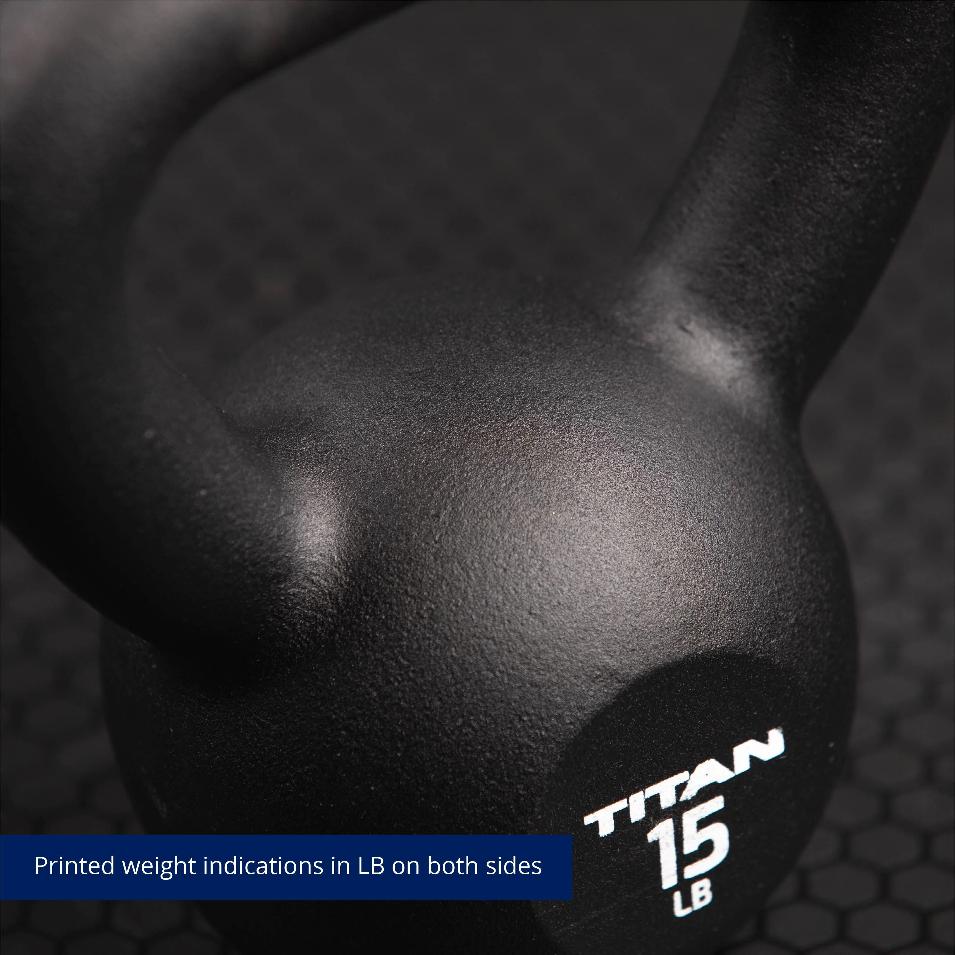 Scratch and Dent - 15 LB Cast Iron Kettlebell - FINAL SALE - Image 4