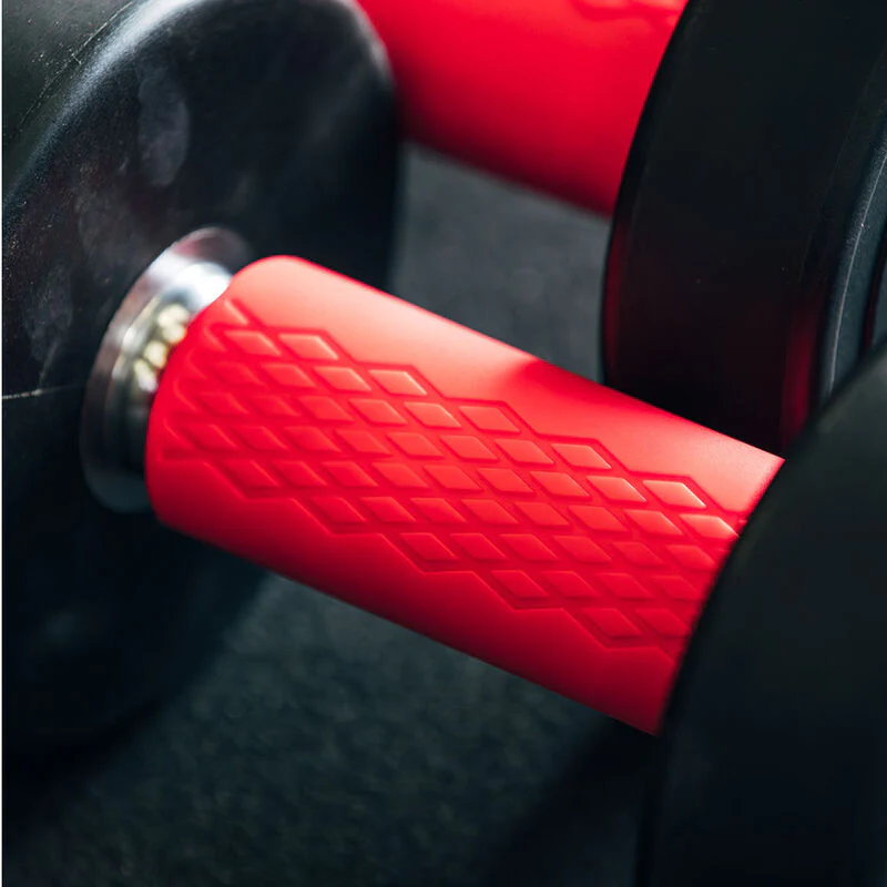 2" Red Weight Bar Grips - Image 7
