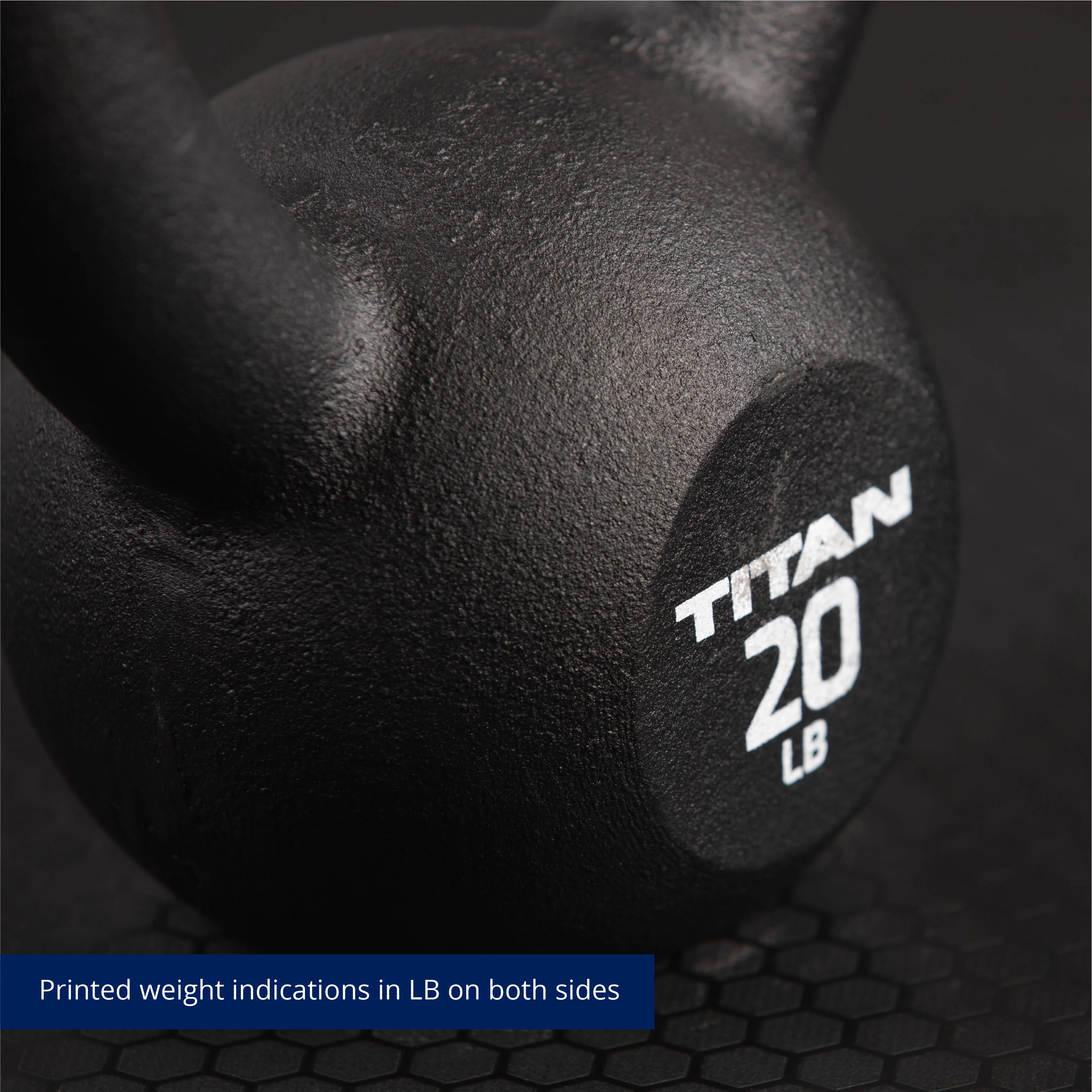 Scratch and Dent - 20 LB Cast Iron Kettlebell - FINAL SALE - Image 4