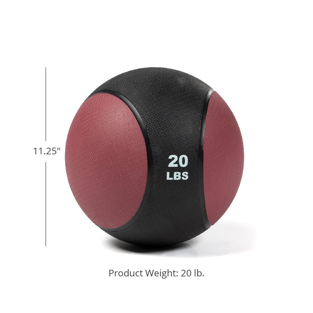 Scratch and Dent - 20lb Rubber Medicine Ball - FINAL SALE - Image 2