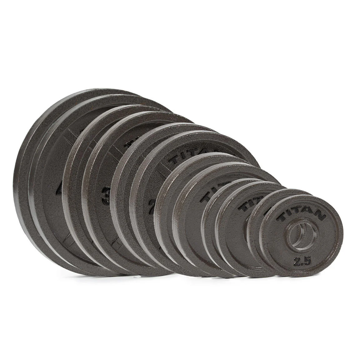 Scratch and Dent - 245 LB Set Cast Iron Olympic Plates - FINAL SALE - Image 10
