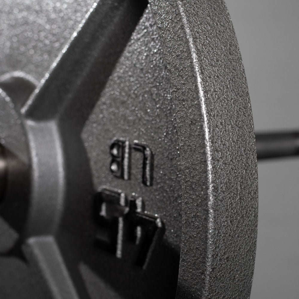Scratch and Dent - 245 LB Set Cast Iron Olympic Plates - FINAL SALE - Image 7