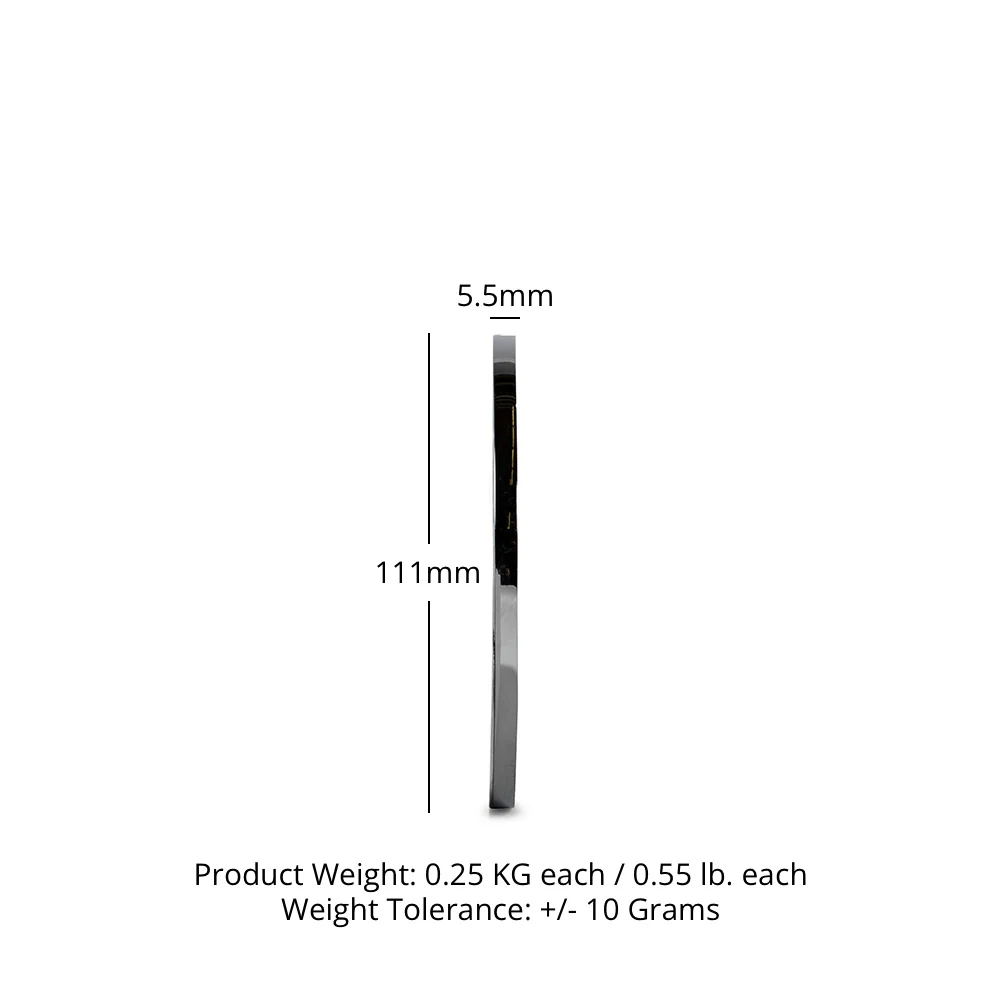 Scratch and Dent, .25 KG Pair Calibrated Steel Plates - Image 6