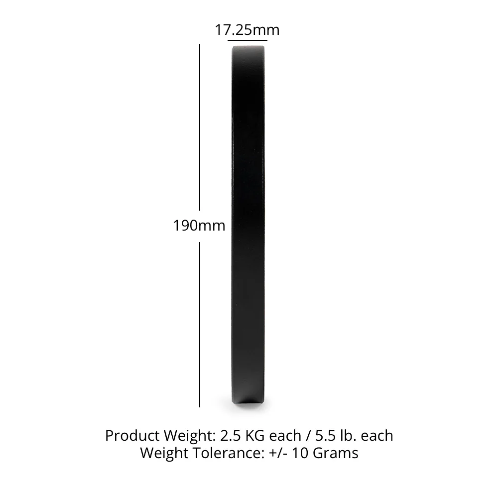 2.5 KG Pair Calibrated Steel Plates - Image 6