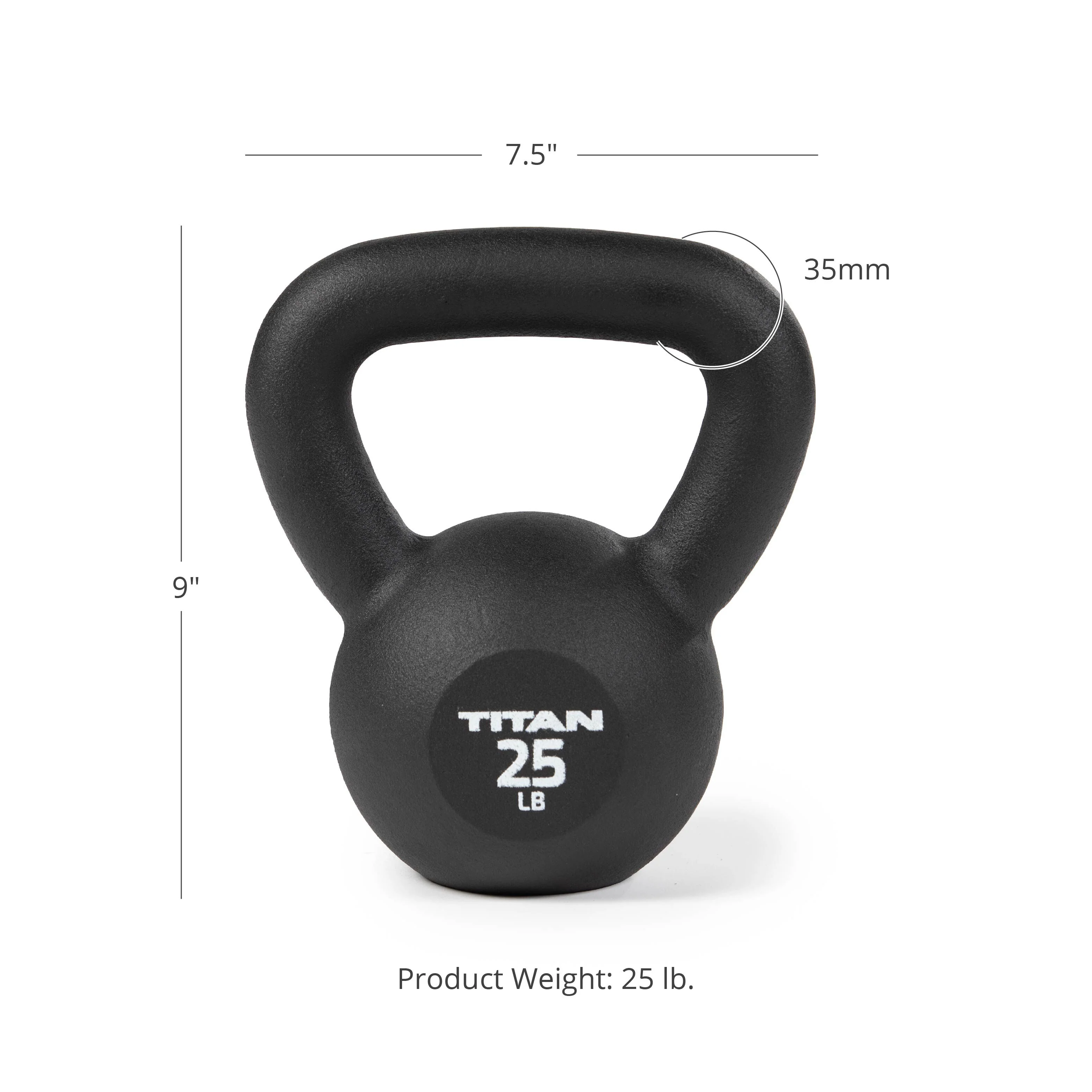 Scratch and Dent - 25 LB Cast Iron Kettlebells - FINAL SALE - Image 7