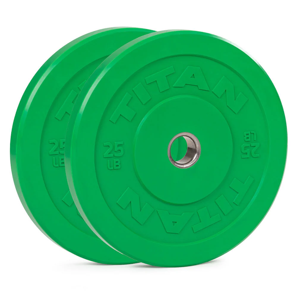Scratch and Dent - 25 LB Pair Economy Color Bumper Plates - FINAL SALE