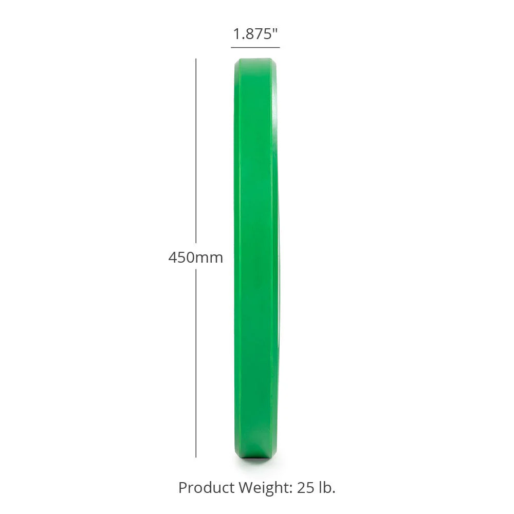 Scratch and Dent - 25 LB Pair Economy Color Bumper Plates - FINAL SALE - Image 2