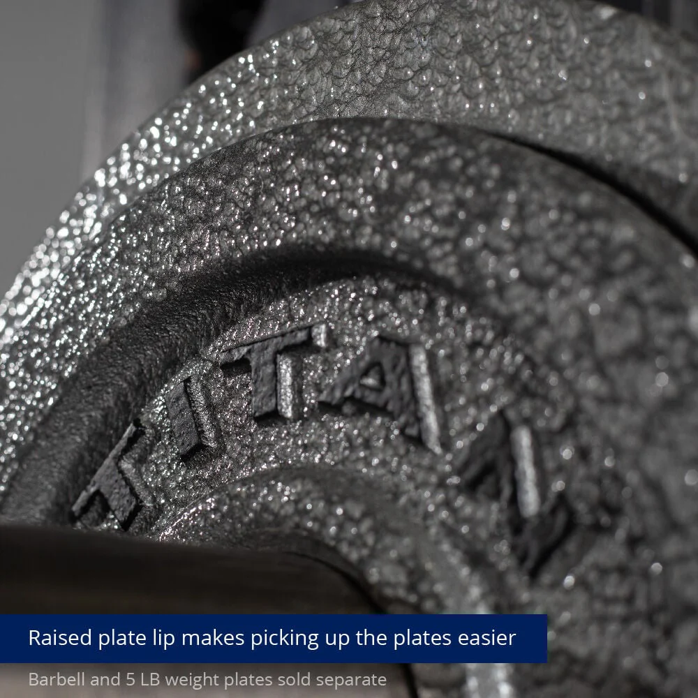 Scratch and Dent - 2.5 LB Pair Silver Series Cast Iron Olympic Plates - FINAL SALE - Image 6