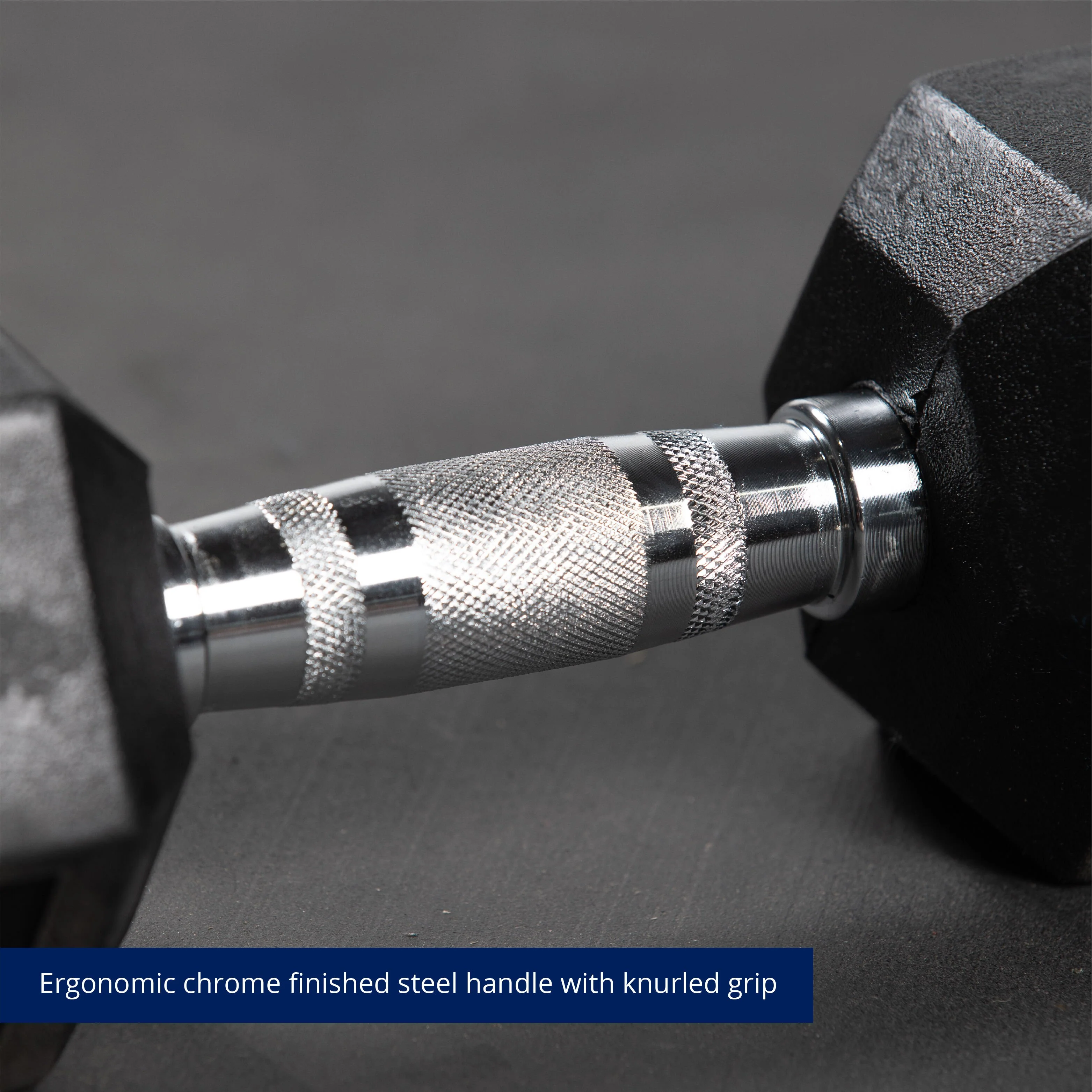 Scratch and Dent - 25 LB Rubber Hex Dumbbells - FINAL SALE - Image 4
