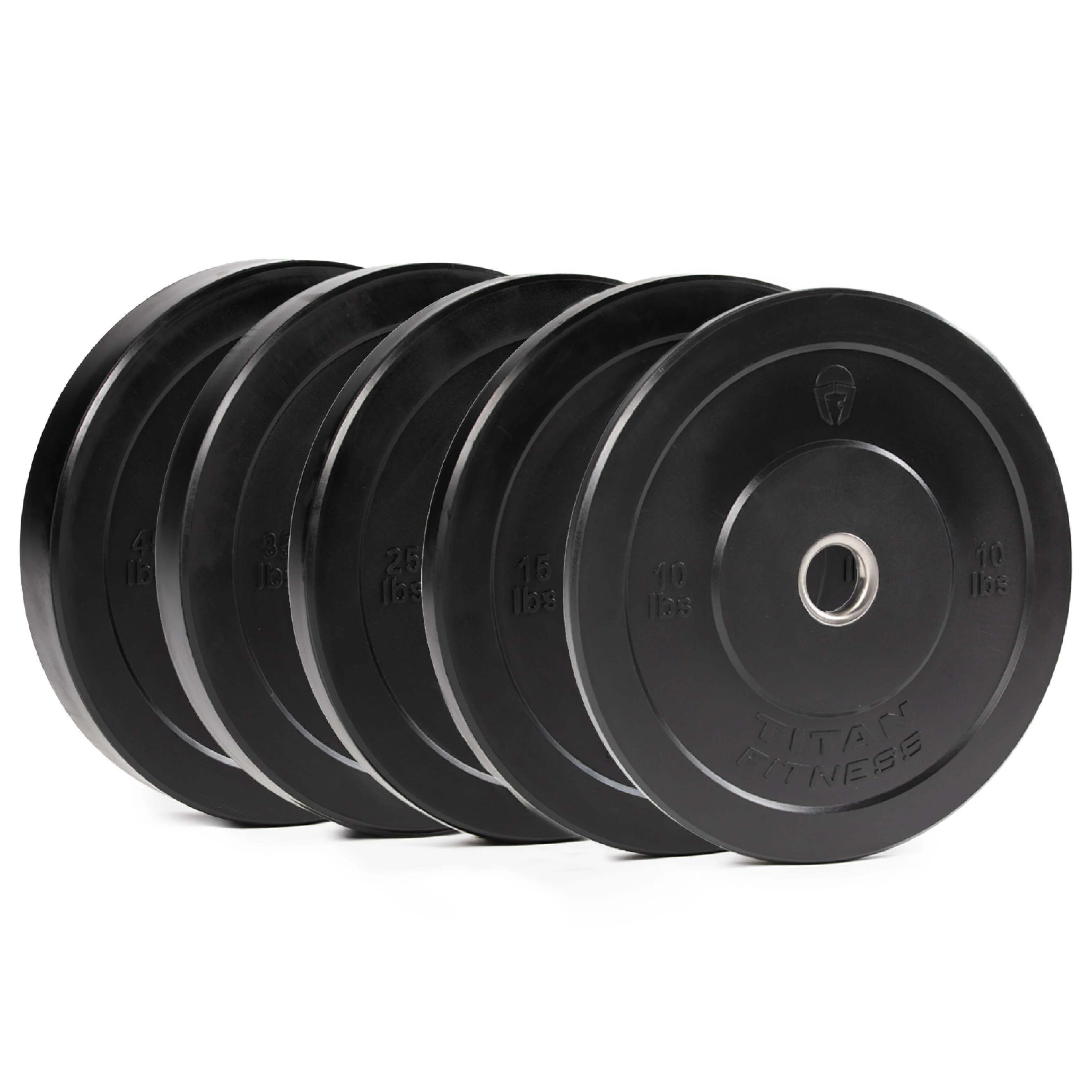 Scratch and Dent - 260 LB Set Economy Black Bumper Plates - FINAL SALE