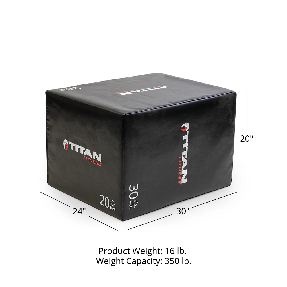 3-in-1 Soft Foam Plyometric Box – 20" x 24" x 30" - Image 10
