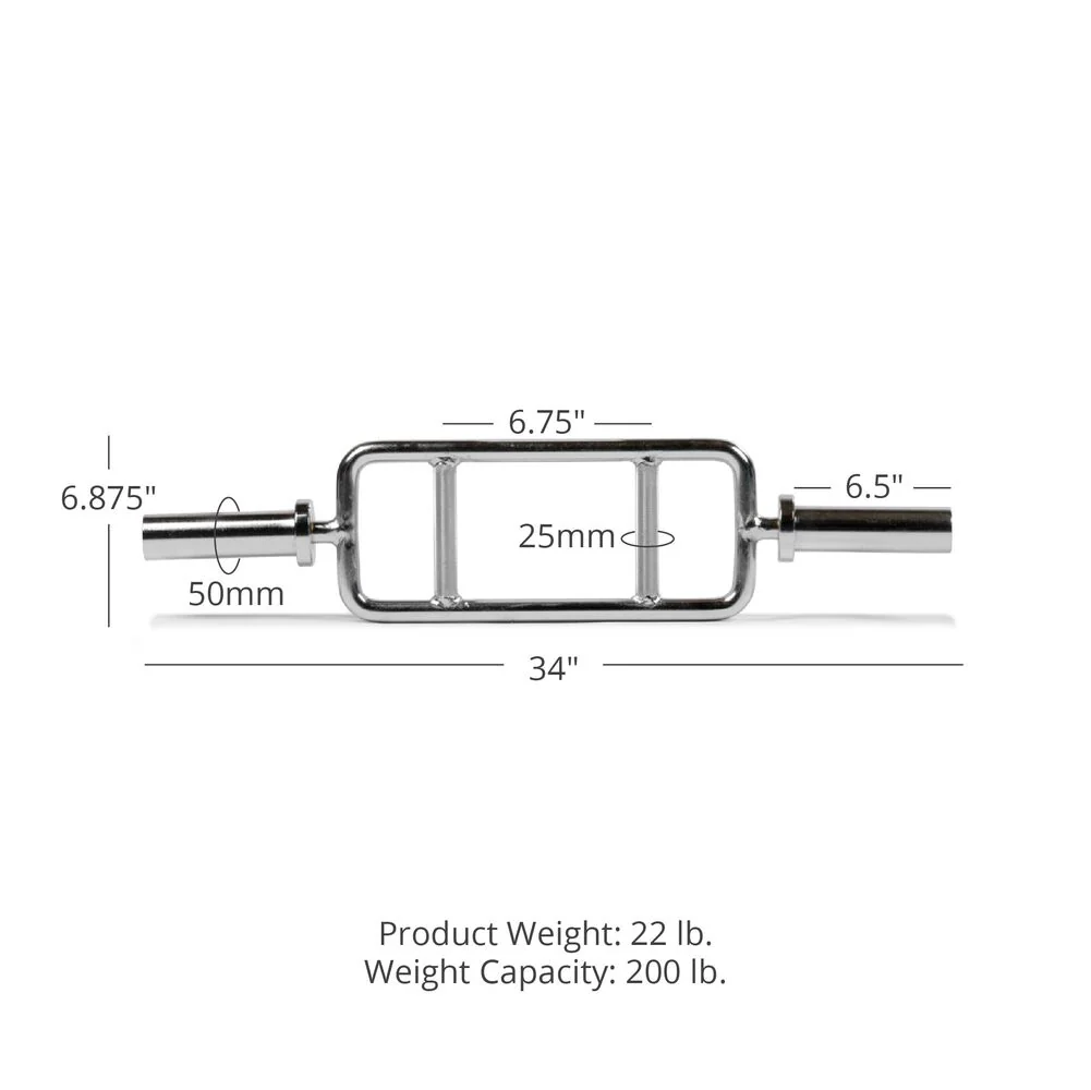 Scratch and Dent, 34" Olympic Triceps Bar - Image 10