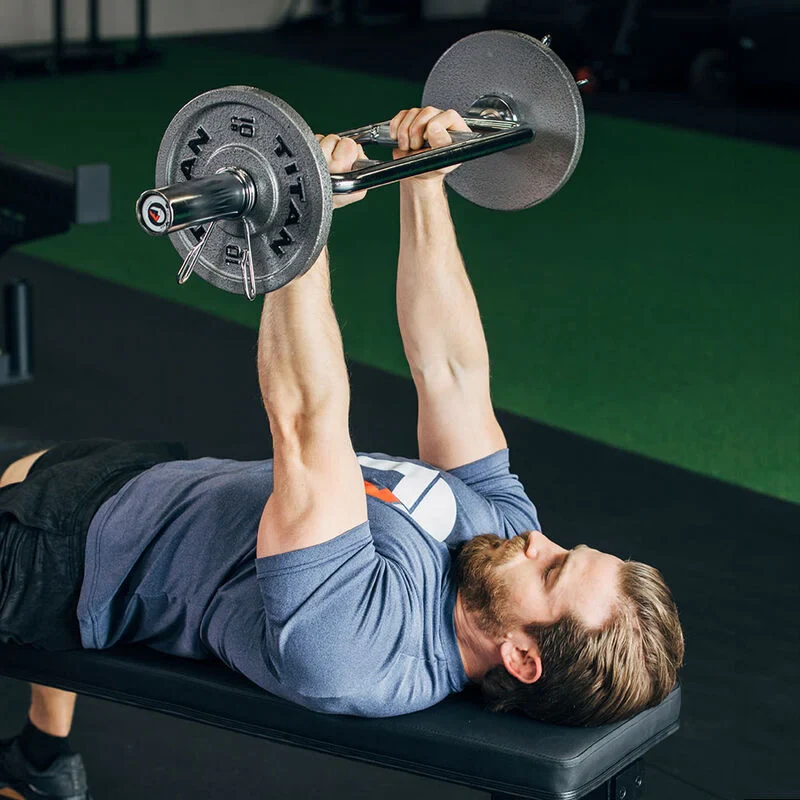 Scratch and Dent, 34" Olympic Triceps Bar - Image 2
