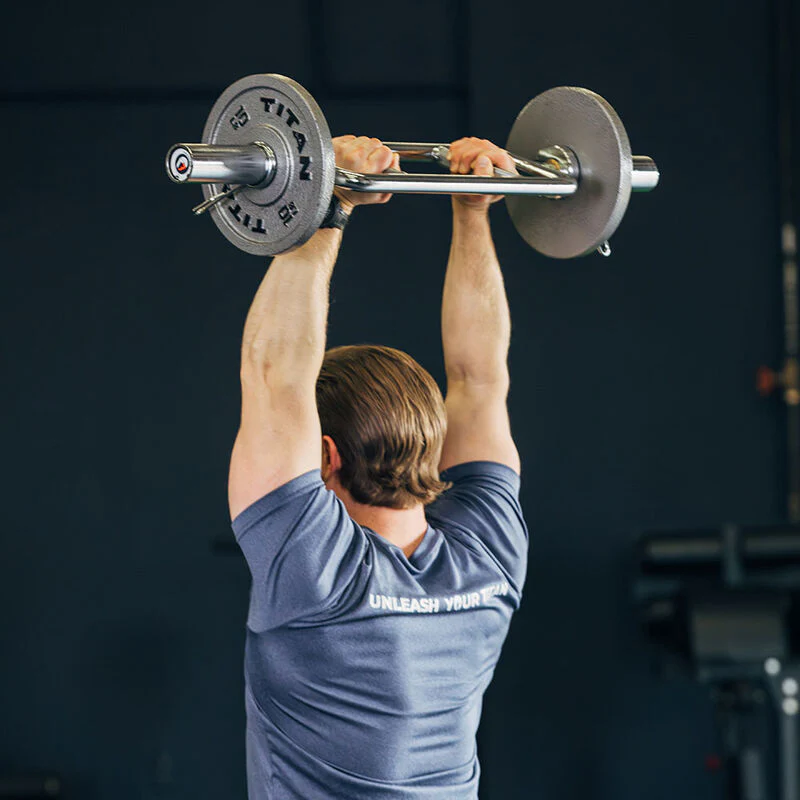 Scratch and Dent, 34" Olympic Triceps Bar - Image 4