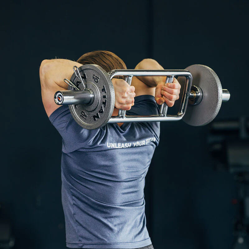 Scratch and Dent, 34" Olympic Triceps Bar - Image 5