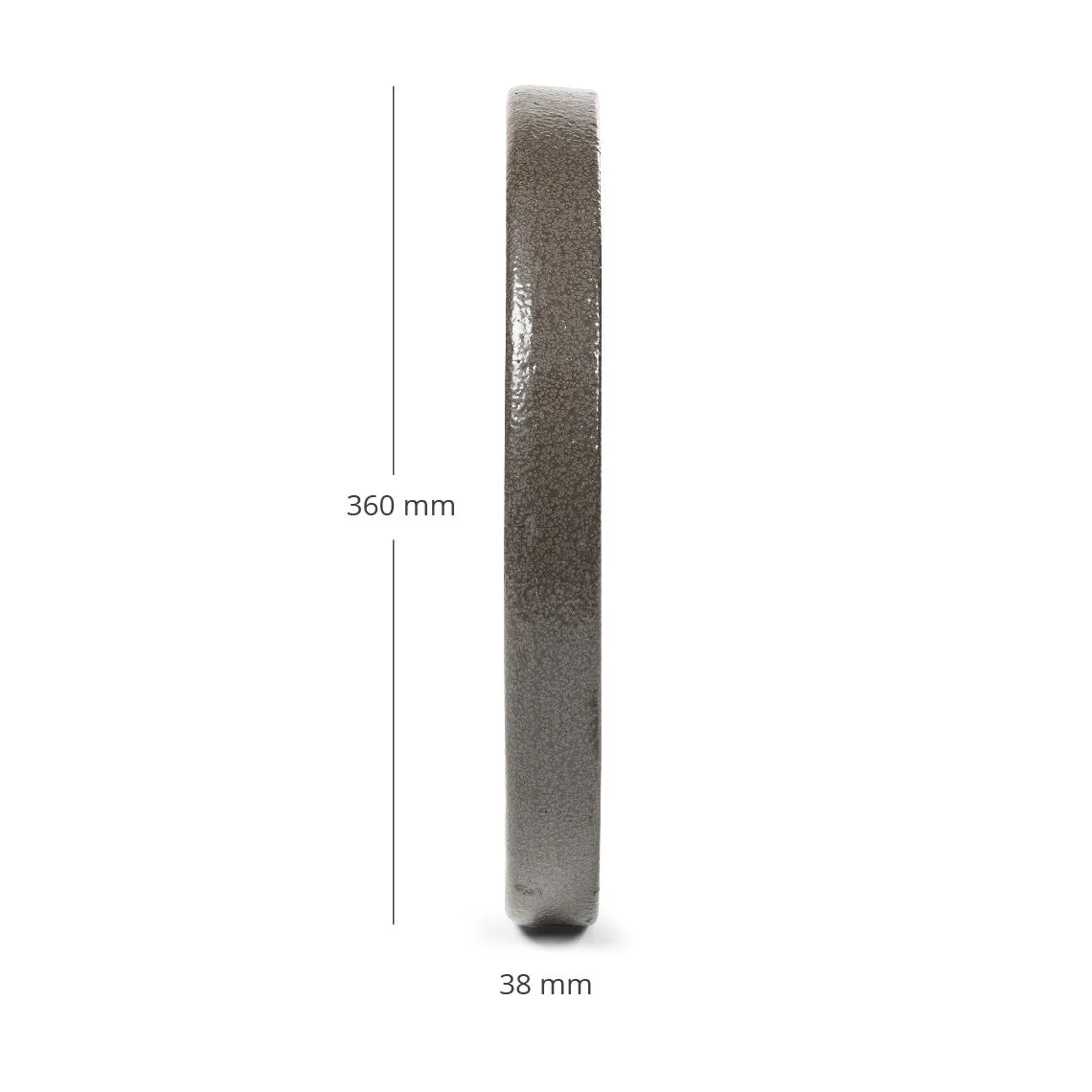 Scratch and Dent - 35 LB Single Cast Iron Olympic Plates - FINAL SALE - Image 2