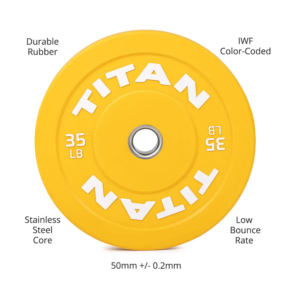 Scratch and Dent, 35 LB Single Economy Color Bumper Plate - Image 2