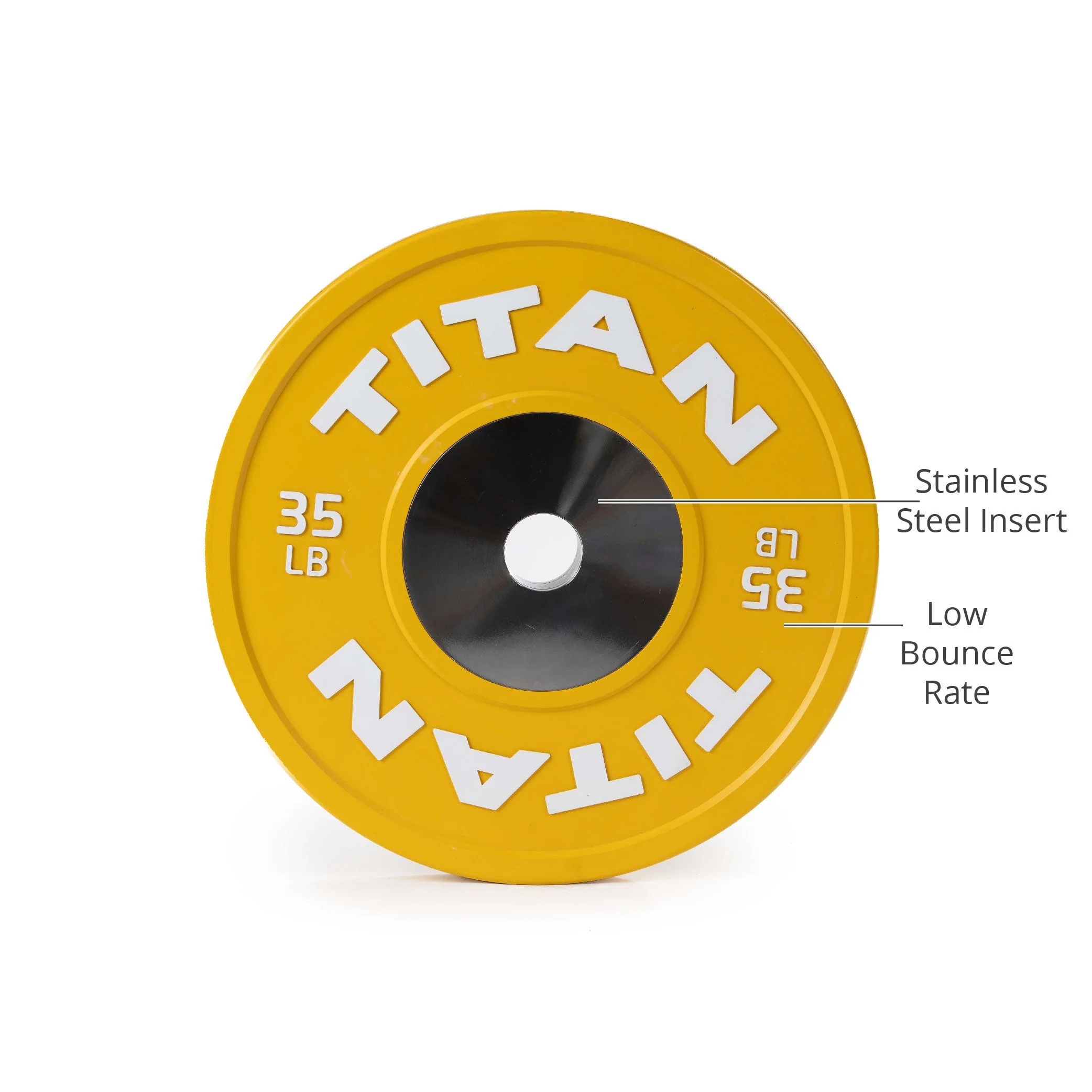 Scratch and Dent, 35 LB Single Elite Color Bumper Plate - Image 10