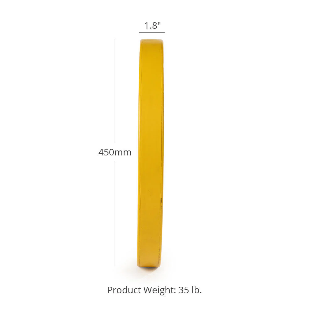Scratch and Dent, 35 LB Single Elite Color Bumper Plate - Image 2