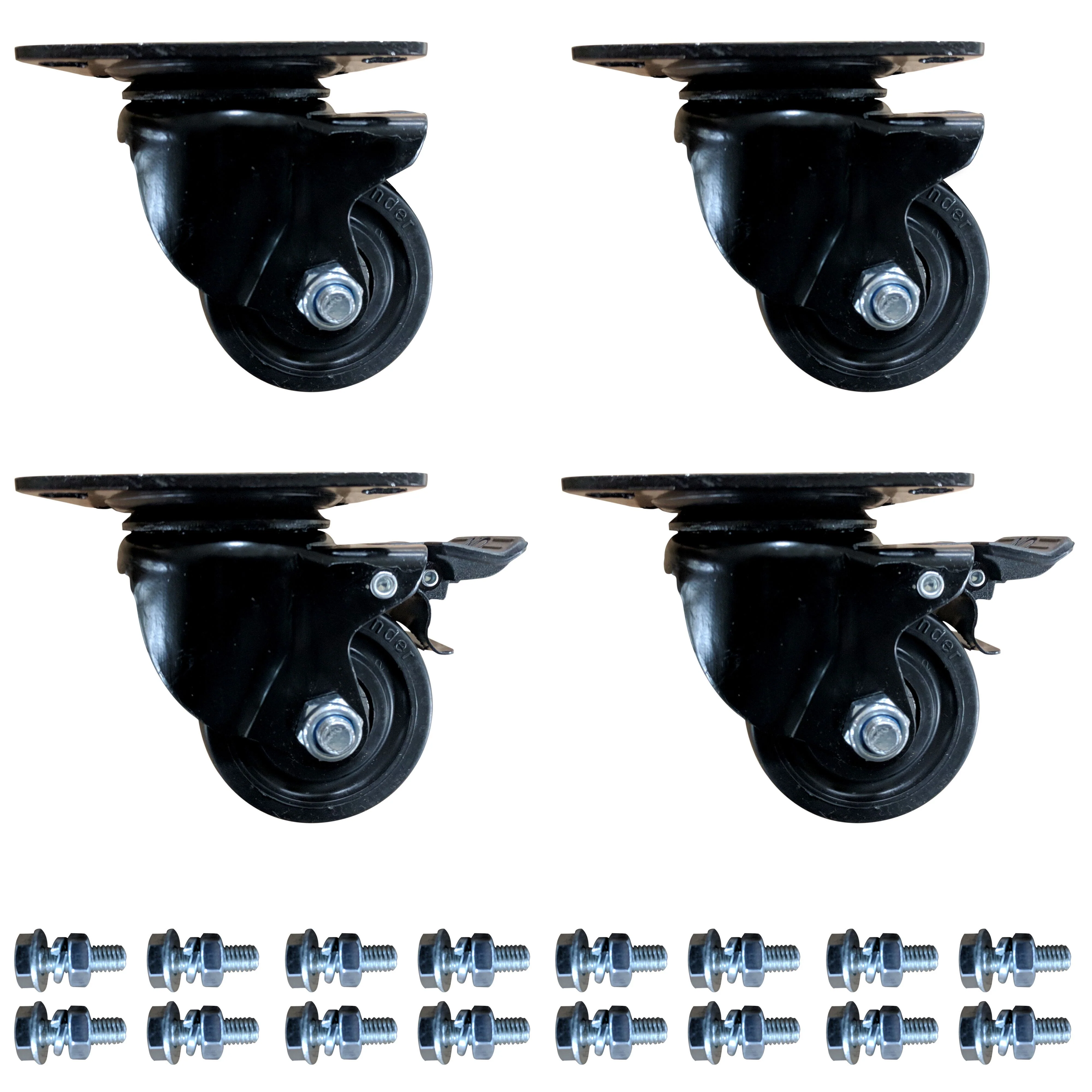 Scratch and Dent - 4 pack of caster wheels for Mass storage system - FINAL SALE