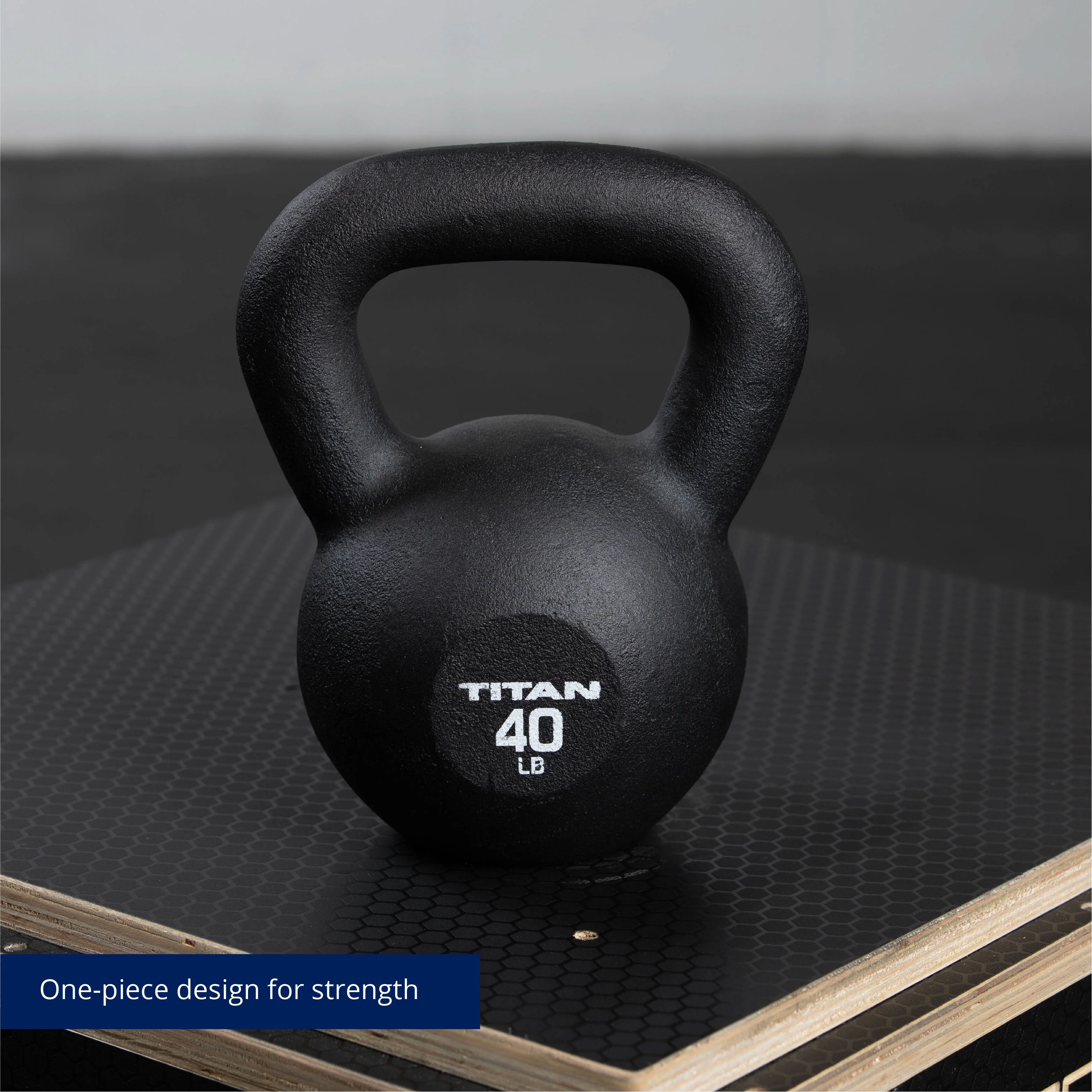 Scratch and Dent - 40 LB Cast Iron Kettlebell - FINAL SALE - Image 3