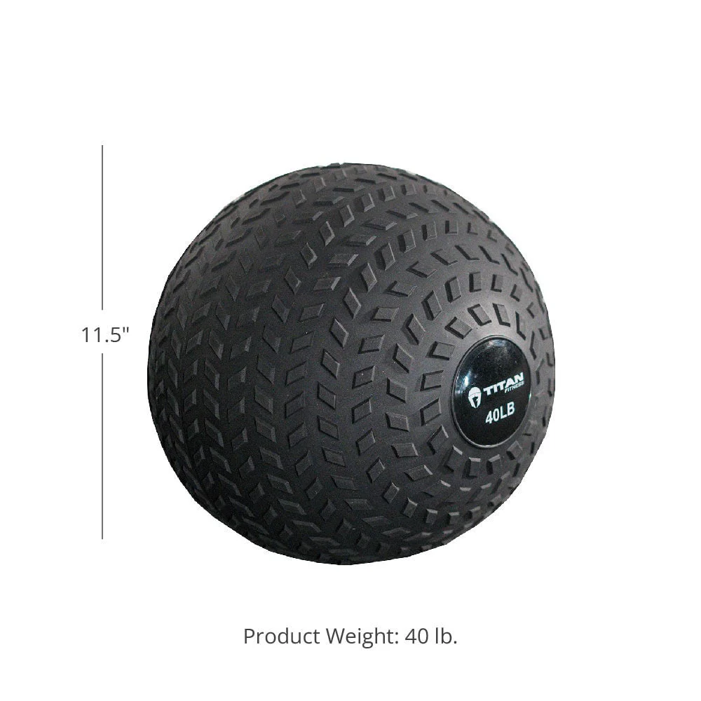 Scratch and Dent, 40 LB Rubber Tread Slam Ball - Image 9