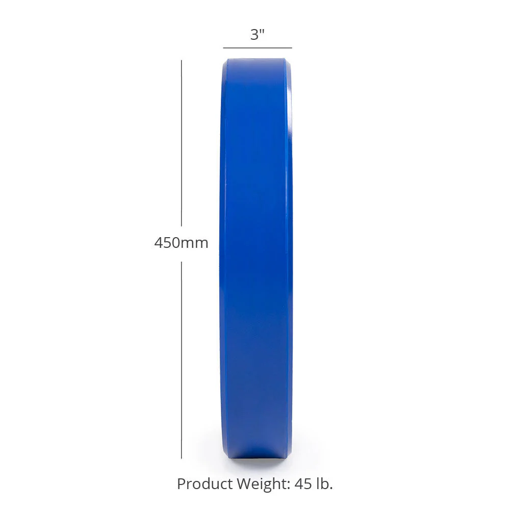 Scratch and Dent - 45 LB Single Economy Color Bumper Plate - FINAL SALE - Image 3