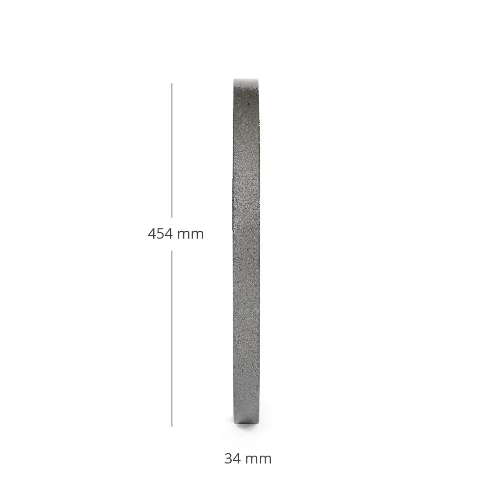 Scratch and Dent - 45 LB Single Silver Series Cast Iron Olympic Plate - FINAL SALE - Image 3