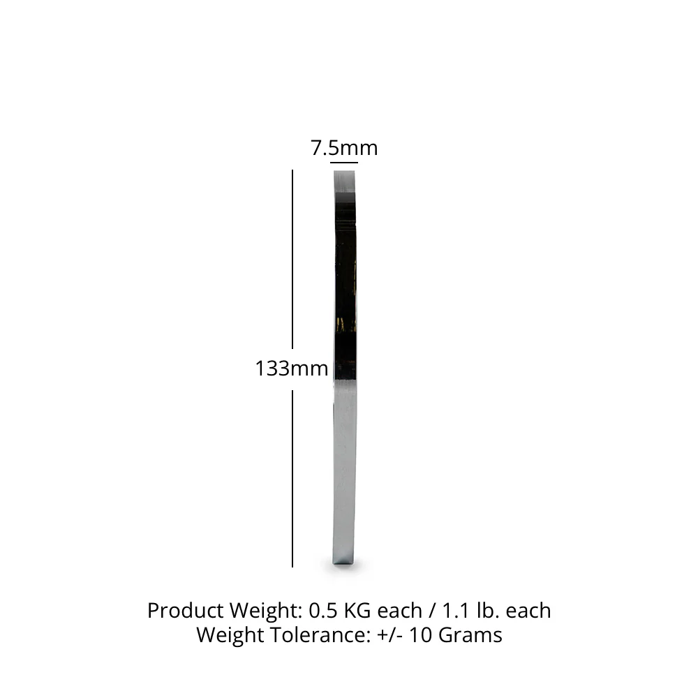 .5 KG Pair Calibrated Steel Plates - Image 6