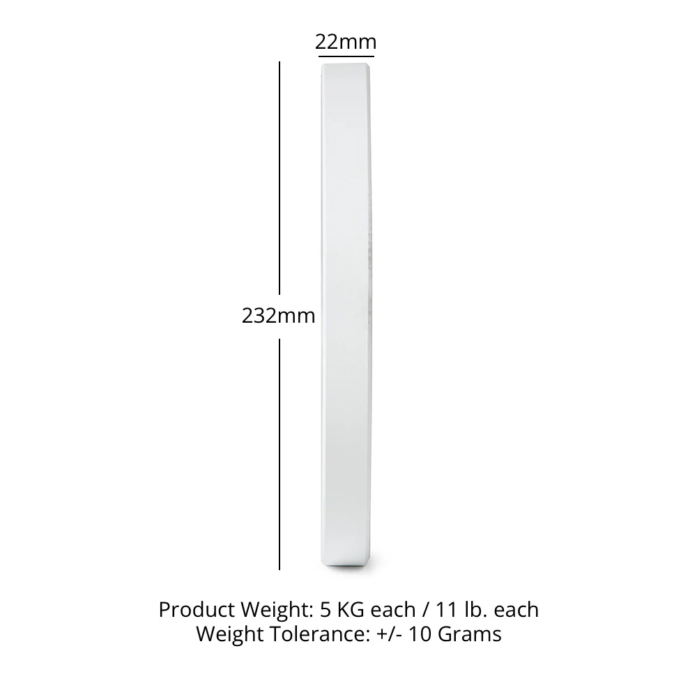 5 KG Single Calibrated Steel Plate - Image 6