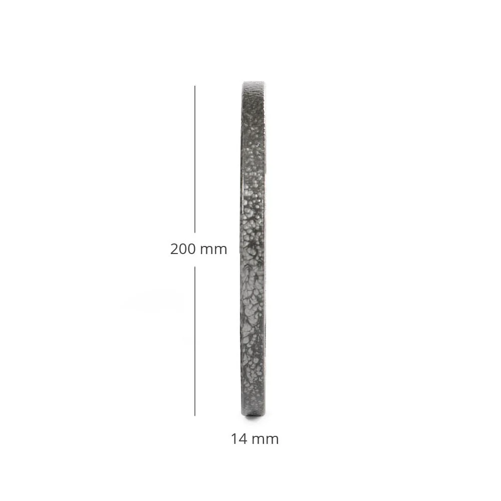 Scratch and Dent - 5 LB Pair Silver Series Cast Iron Olympic Plates - FINAL SALE - Image 3