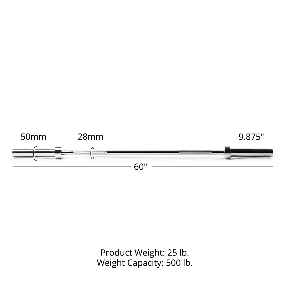 Scratch and Dent, 60" Olympic Barbell - Image 6