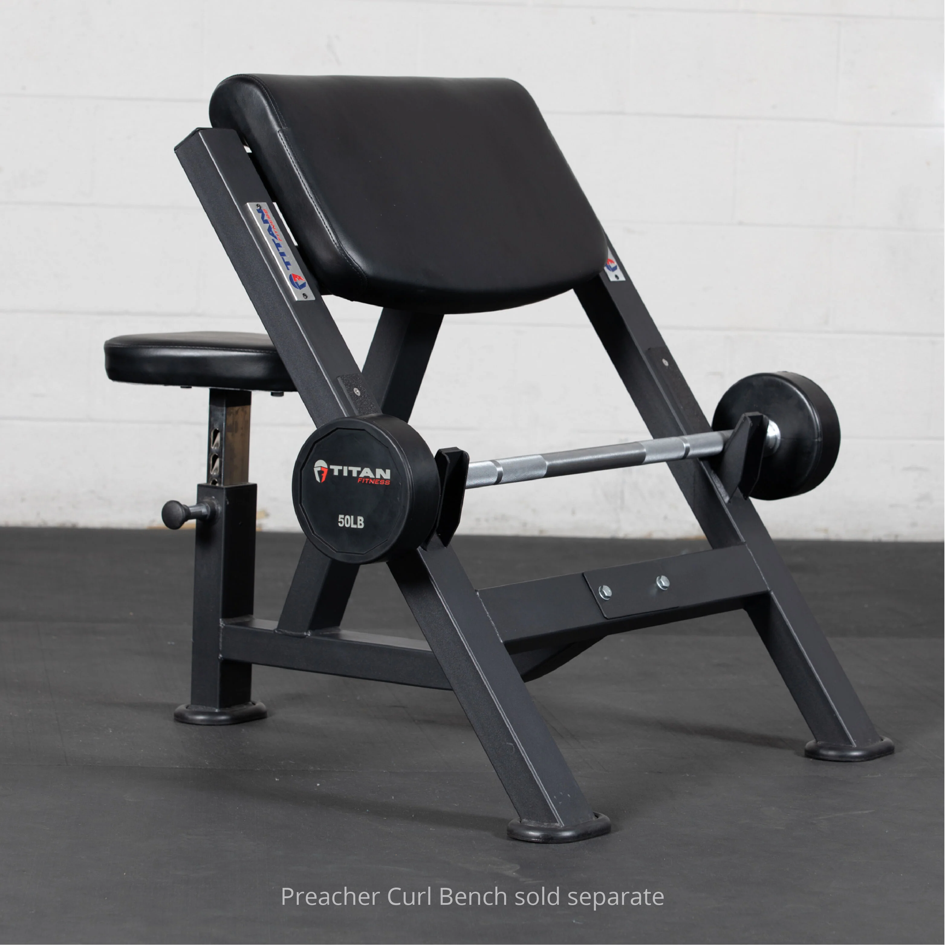 Scratch and Dent - 50 LB Straight Rubber Fixed Barbell - FINAL SALE - Image 4