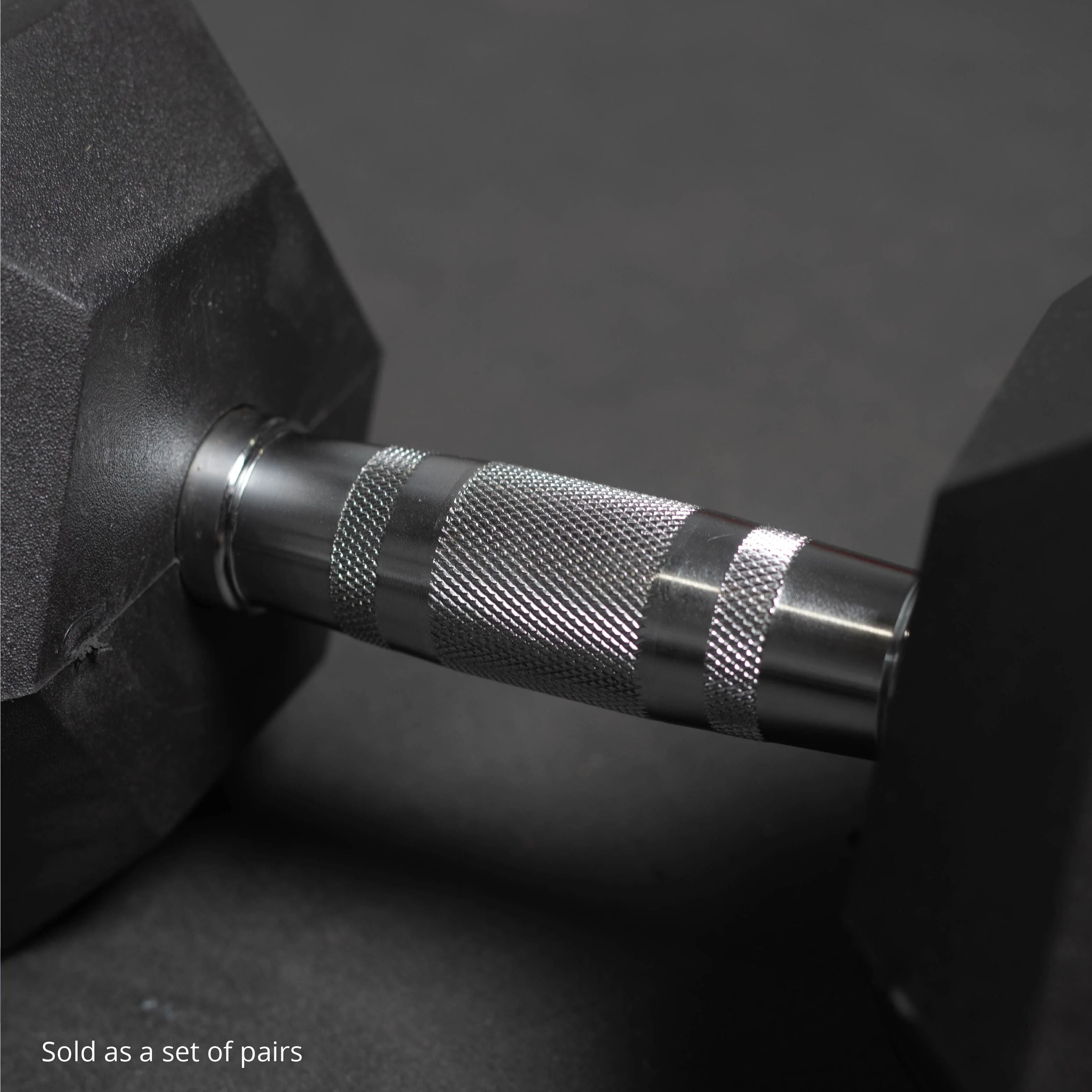 Scratch and Dent - 55 - 100 LB Pair Set Rubber Hex Dumbbells - FINAL SALE - Image 2