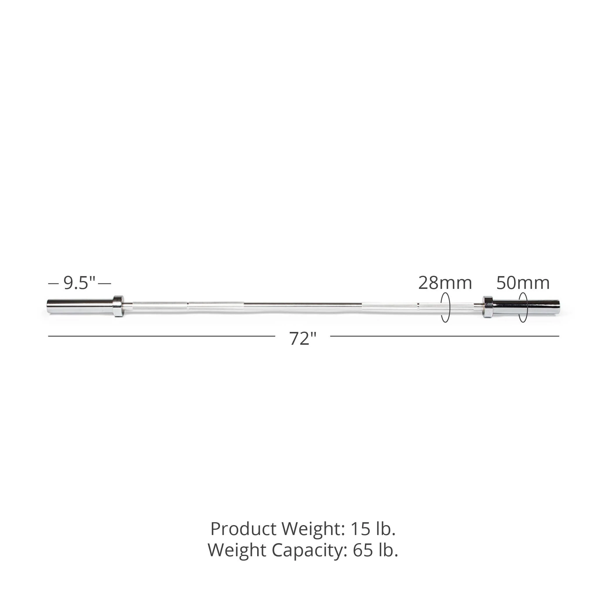 Scratch and Dent, Aluminum Olympic Technique Bar - Image 10