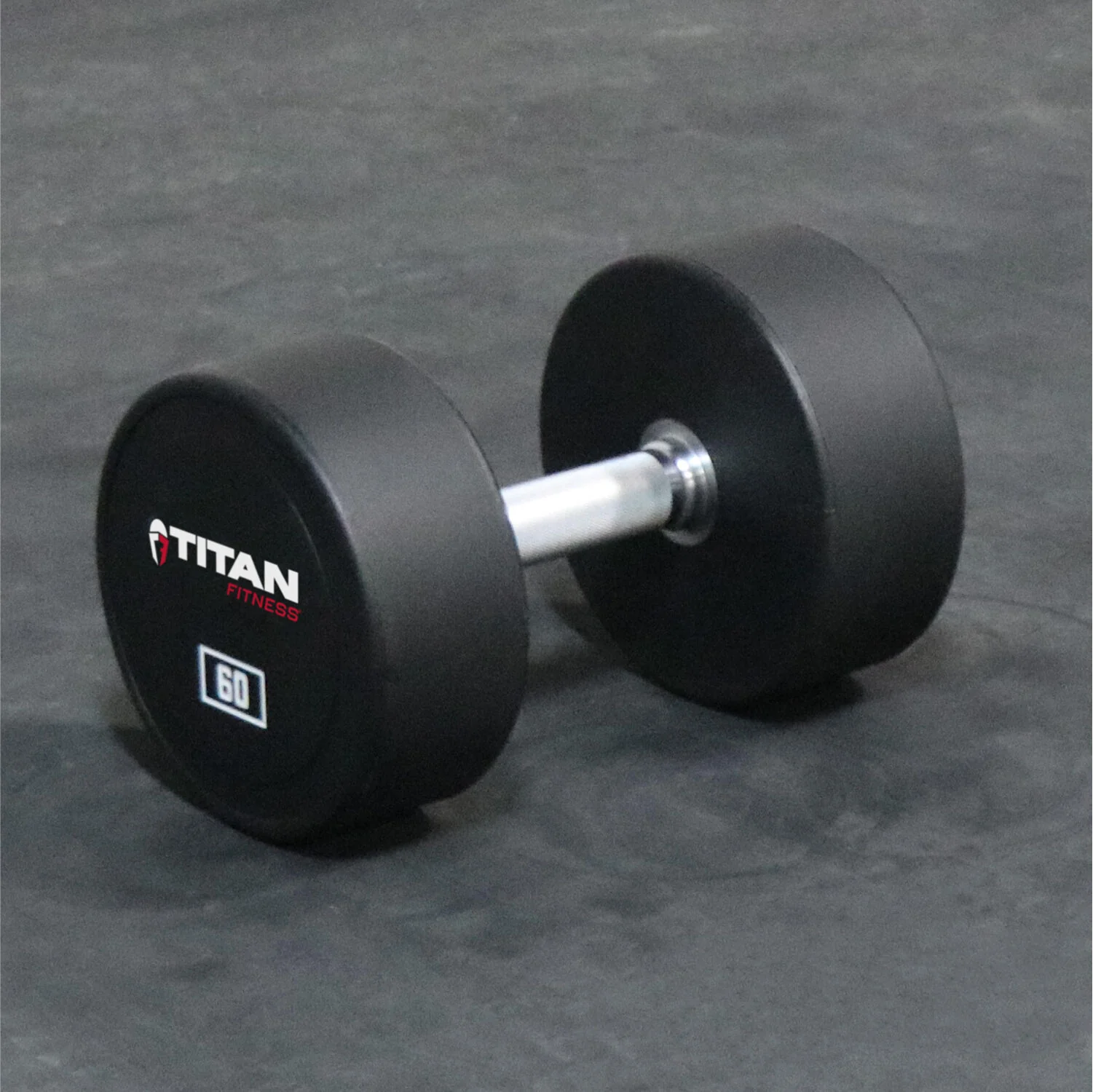 Scratch and Dent, 60 LB Classic Round Urethane Dumbbell - Image 2
