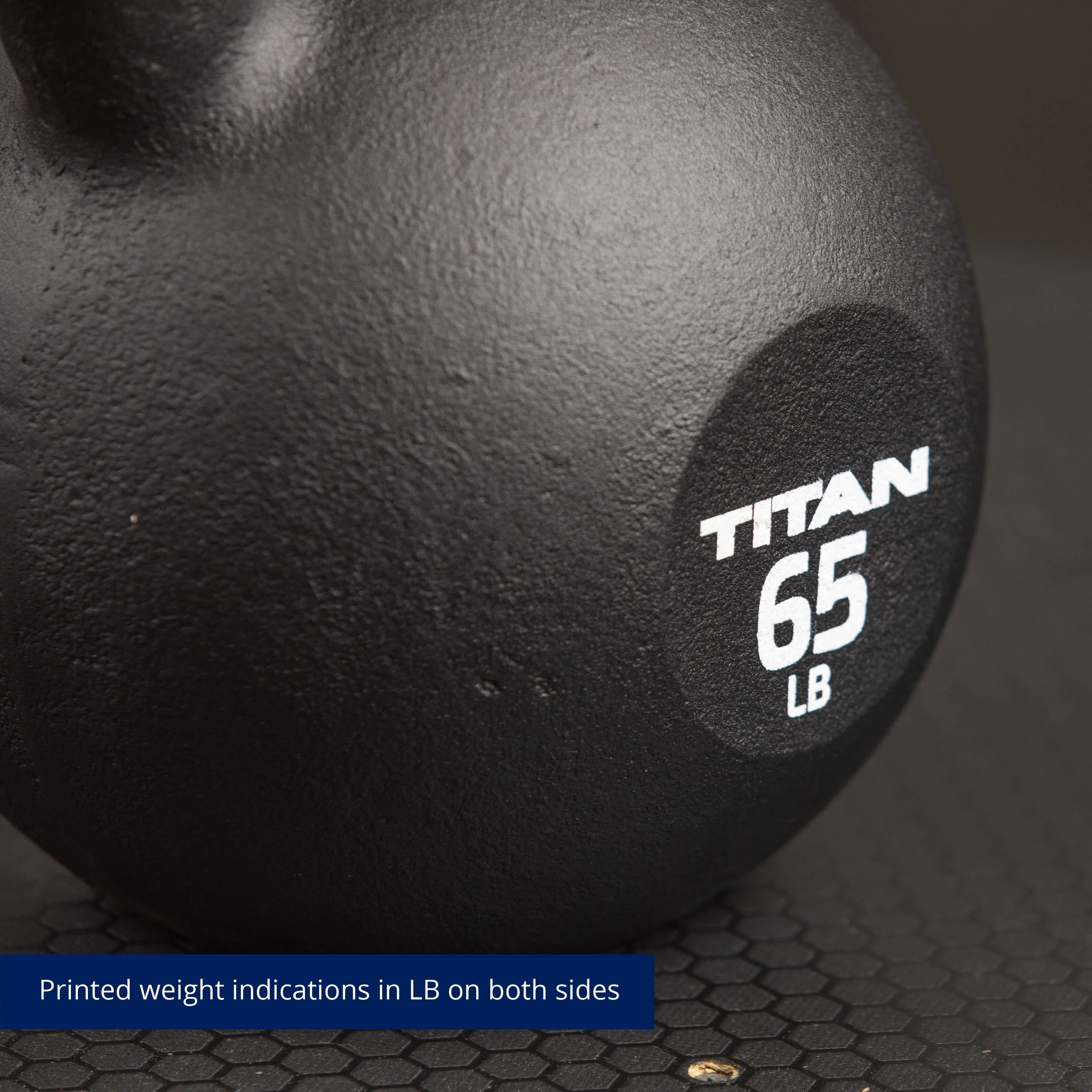 Scratch and Dent - 65 LB Cast Iron Kettlebell - FINAL SALE - Image 4