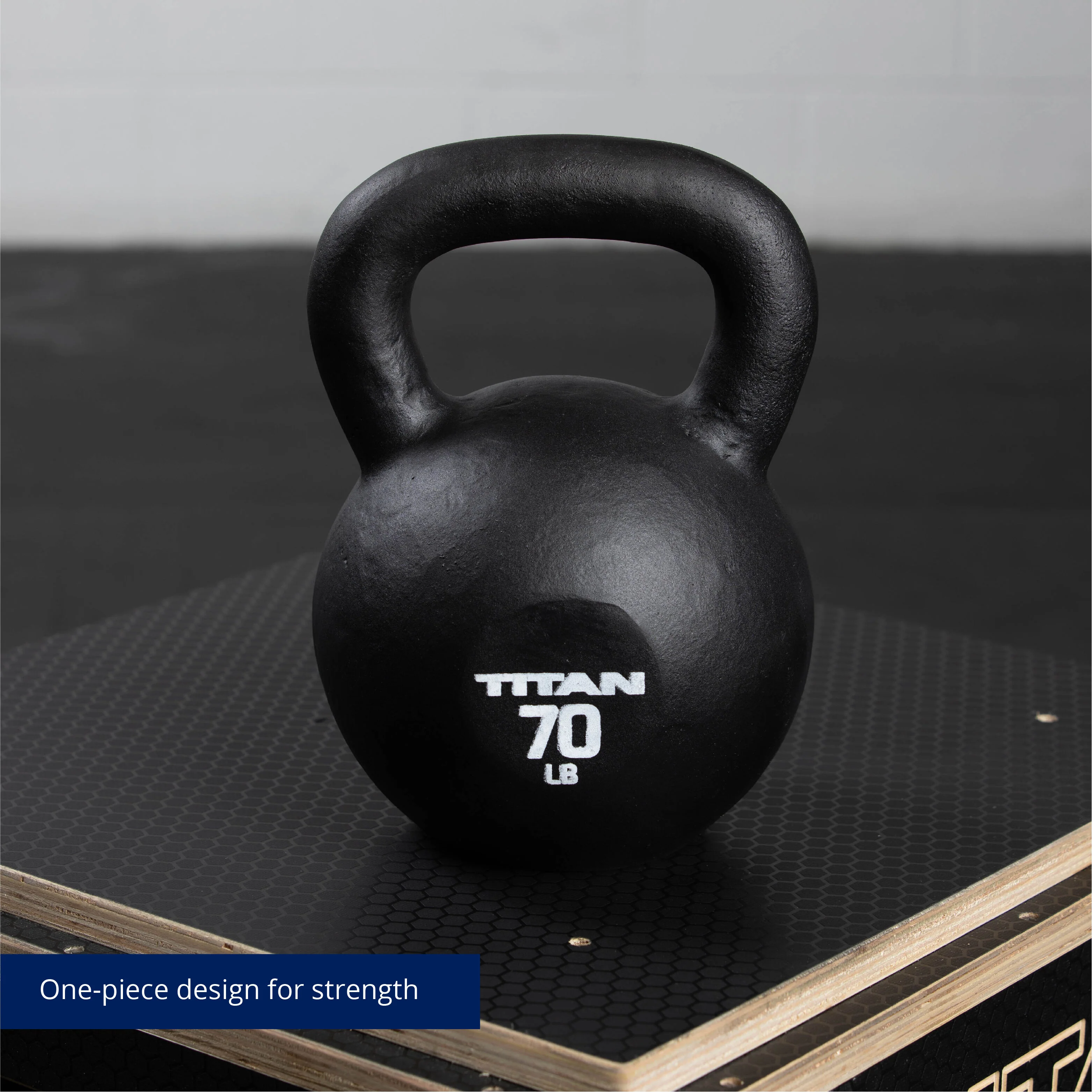Scratch and Dent - 70 LB Cast Iron Kettlebell - FINAL SALE - Image 3