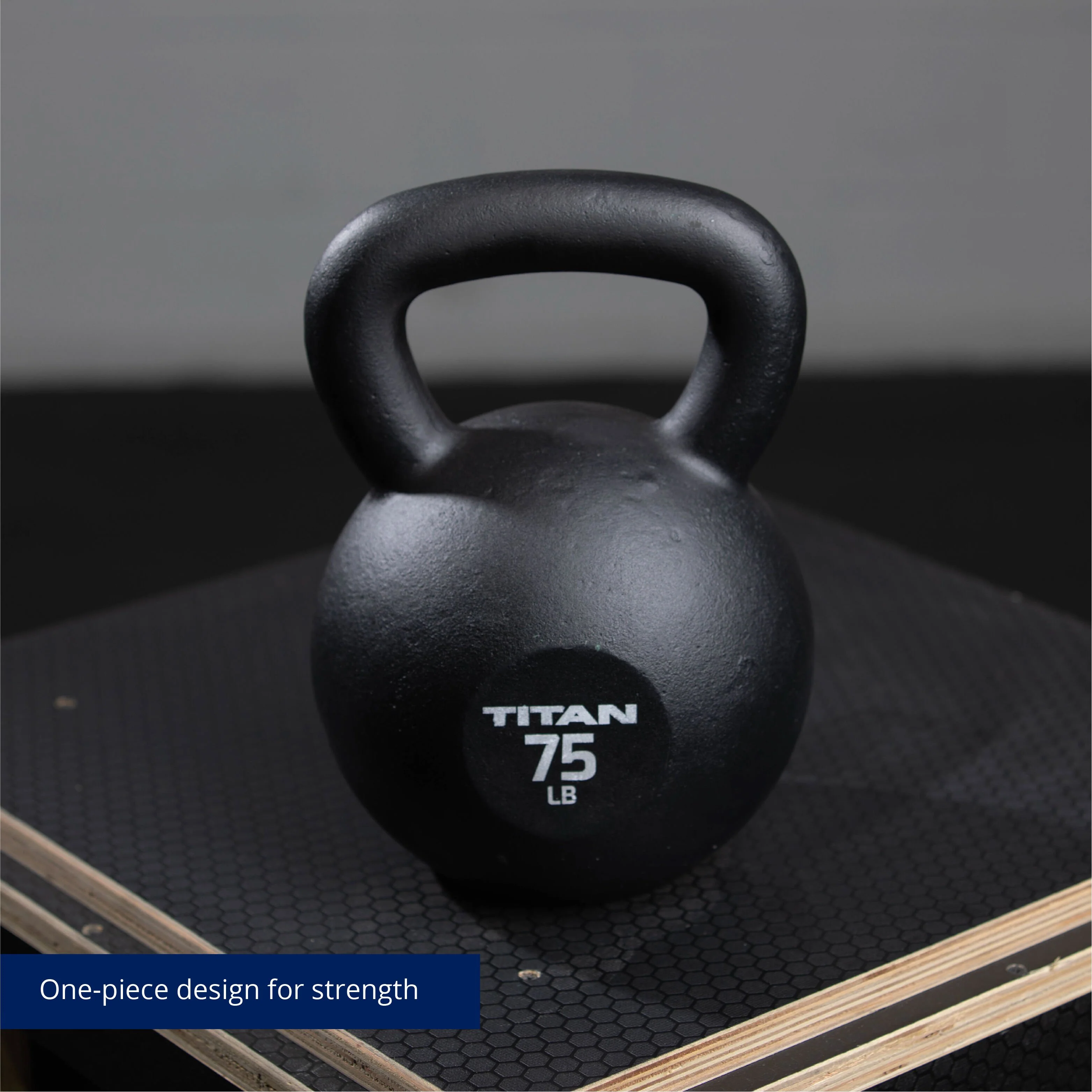 Scratch and Dent - 75 LB Cast Iron Kettlebell - FINAL SALE - Image 3