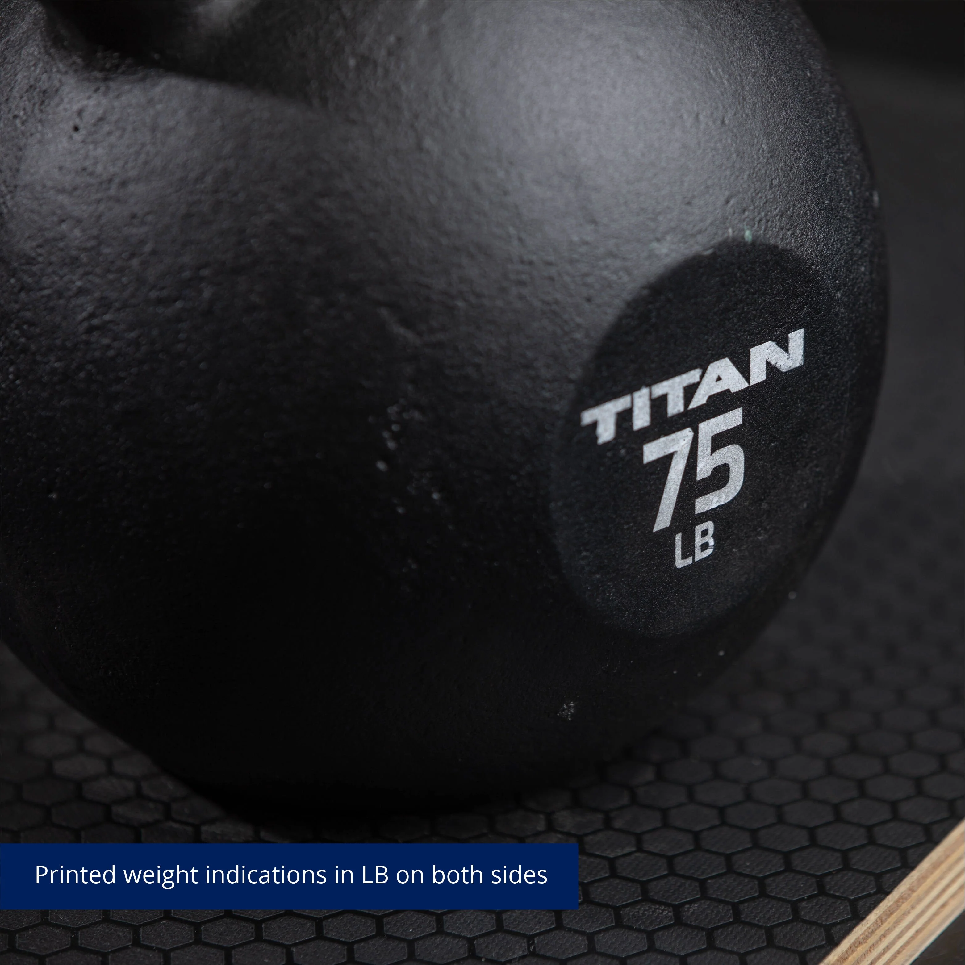 Scratch and Dent - 75 LB Cast Iron Kettlebell - FINAL SALE - Image 4