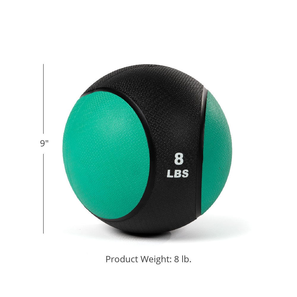 Scratch and Dent - 8lb Rubber Medicine Ball - FINAL SALE - Image 2