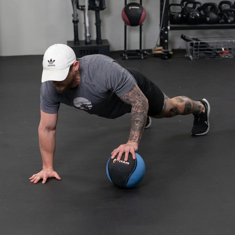 Scratch and Dent - 8lb Rubber Medicine Ball - FINAL SALE - Image 8