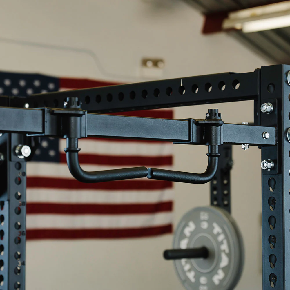 Scratch and Dent, Adjustable Handle Pull Up Bar – Rack Mounted - Image 6