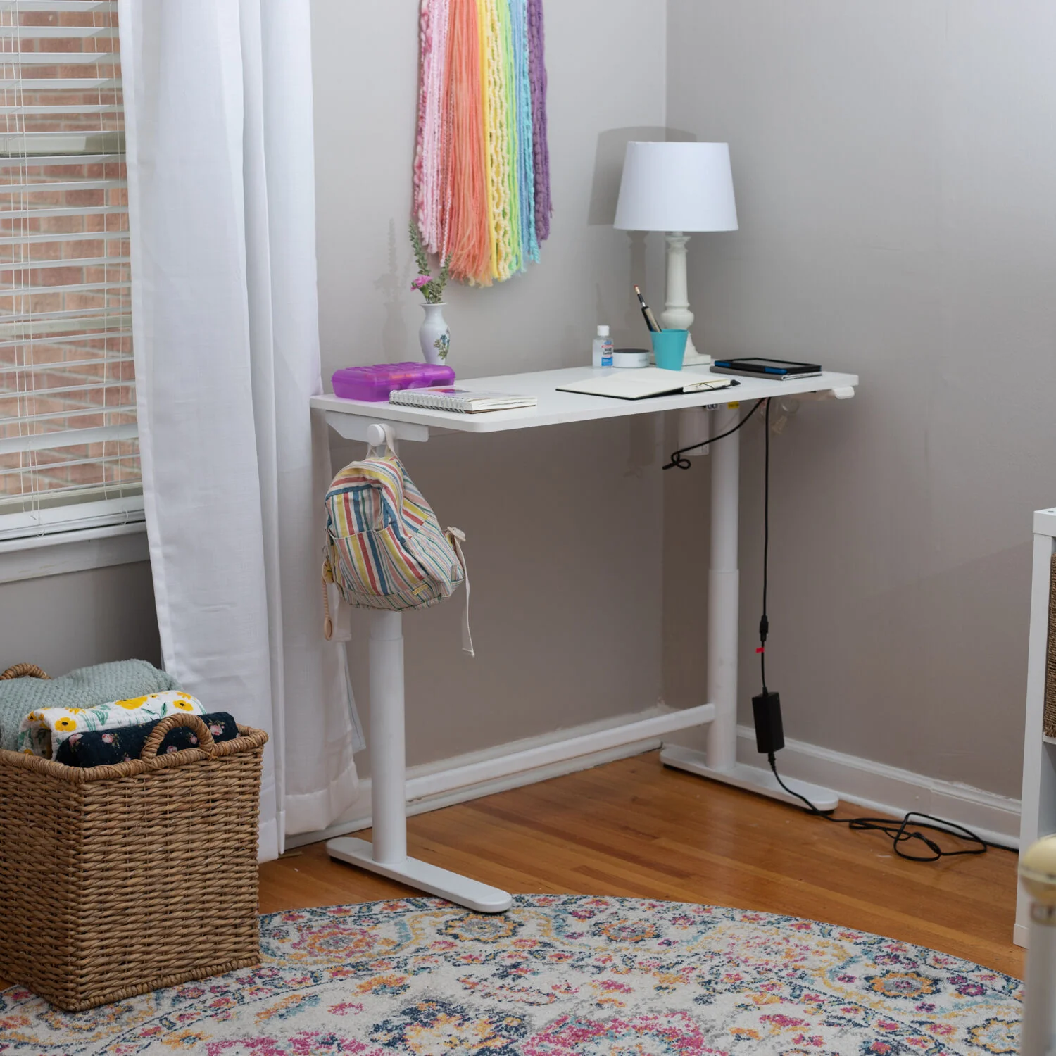 Scratch and Dent - Adjustable Youth Electronic Desk - FINAL SALE - Image 9