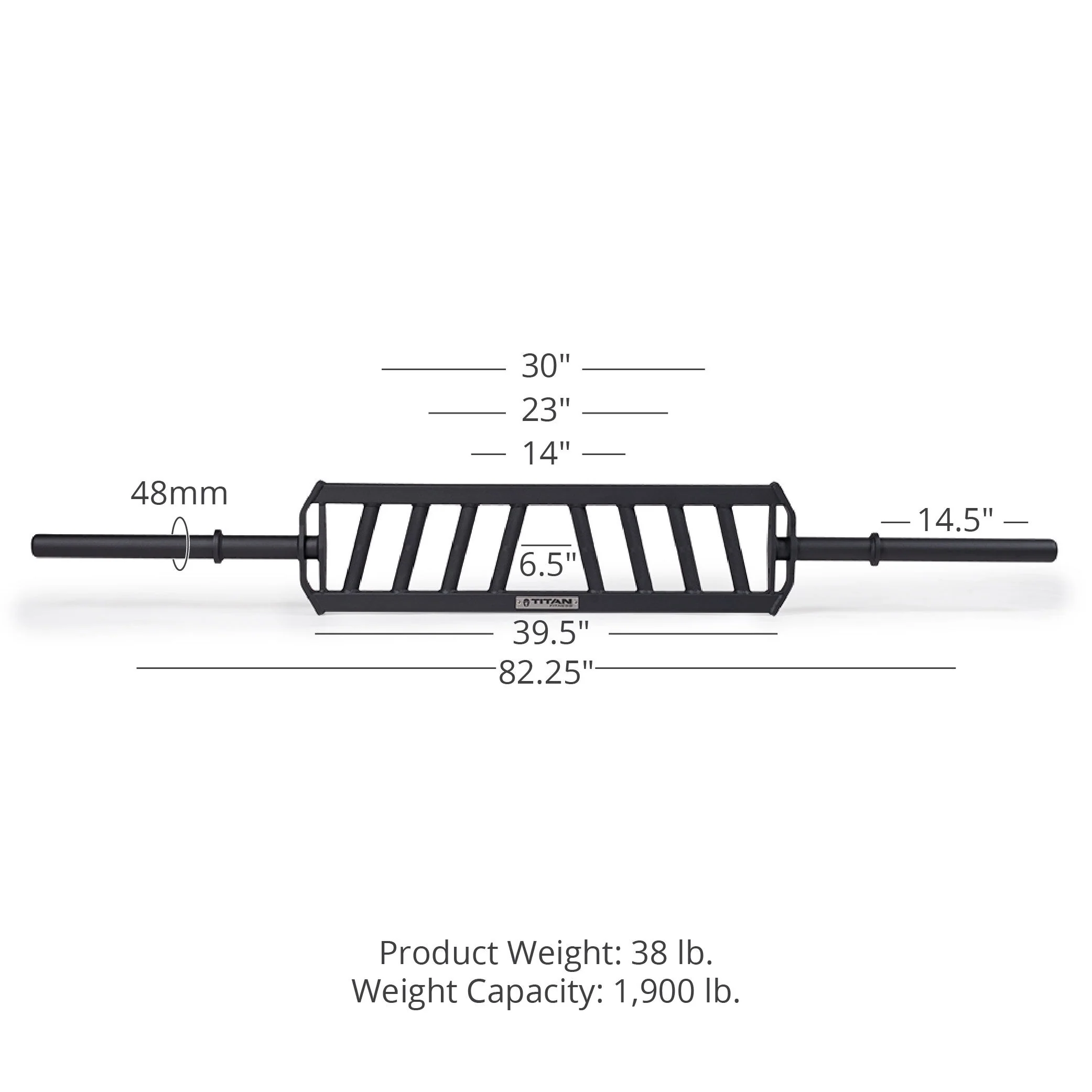 Scratch and Dent, Angled Multi-Grip Barbell - Image 9