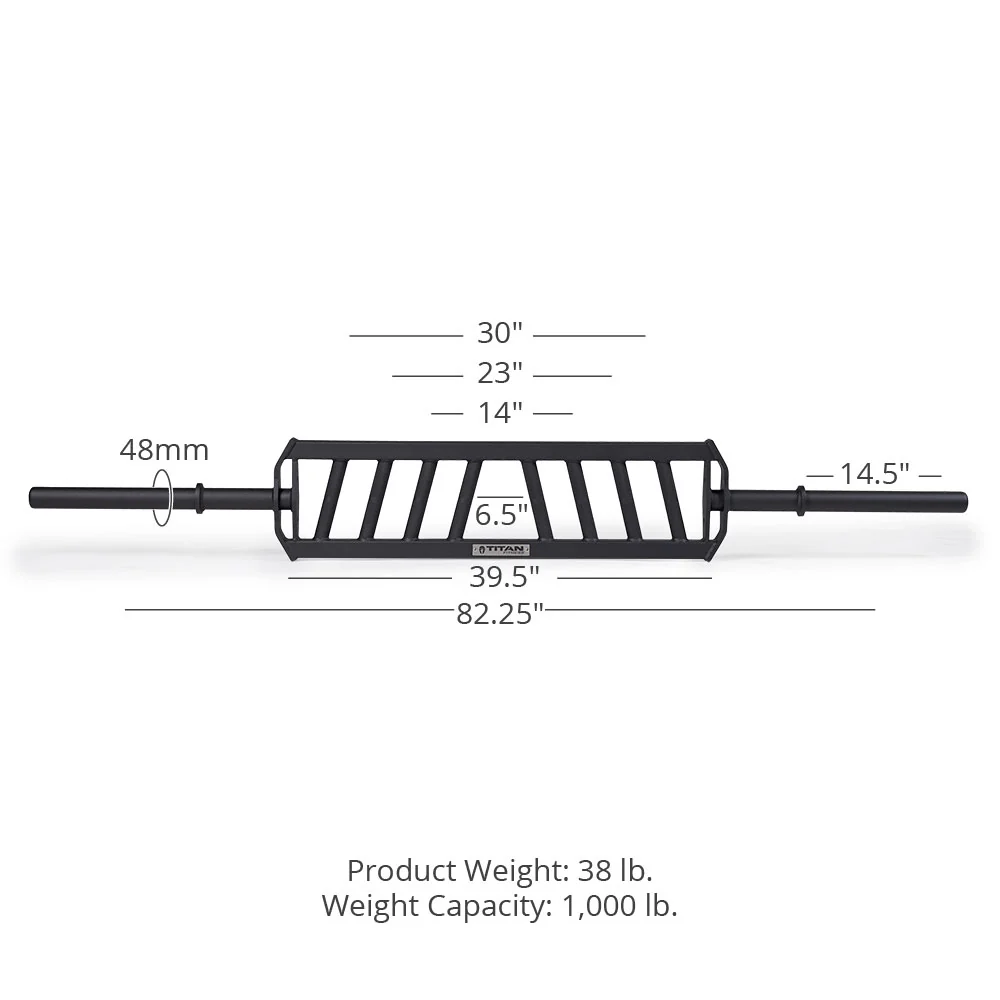 Scratch and Dent, Angled Multi-Grip Barbell - Image 9