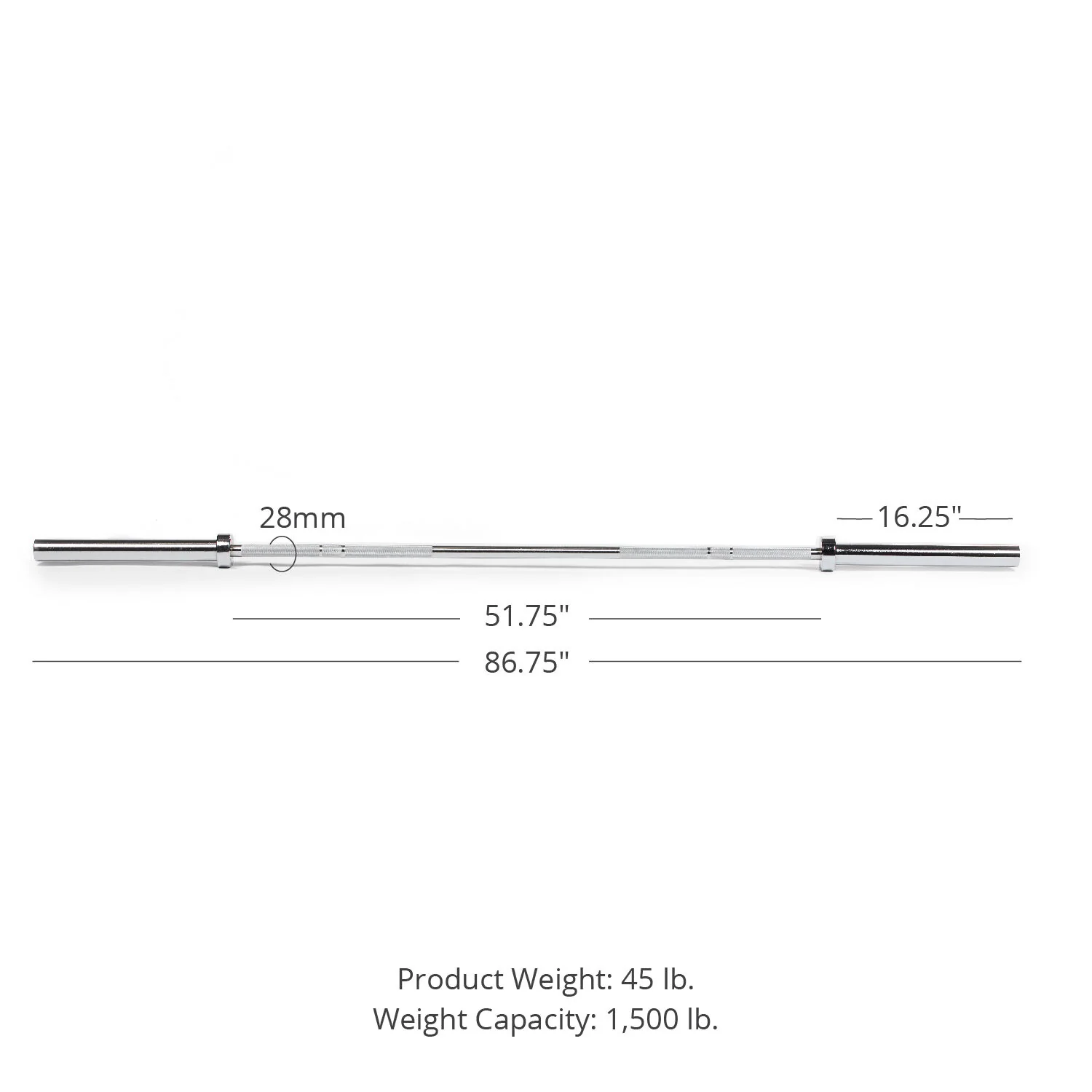Scratch and Dent - Atlas Bar | Men's | 20KG Barbell - FINAL SALE - Image 2
