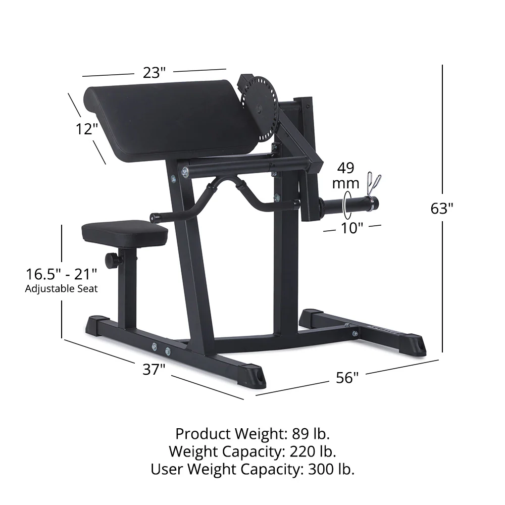 Scratch and Dent, Bicep Tricep Curl Machine - Image 12